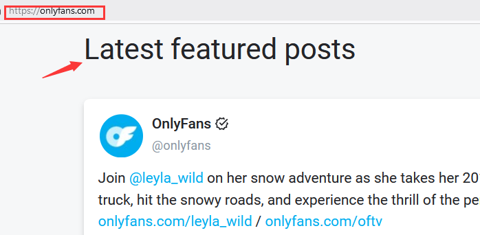 onlyfans latest posts