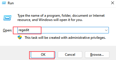 open registry editor windows 11