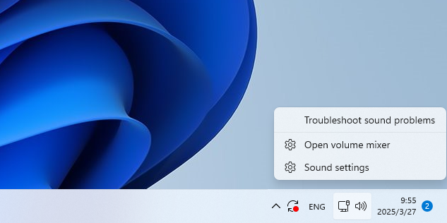 abrir mixer de volume no windows