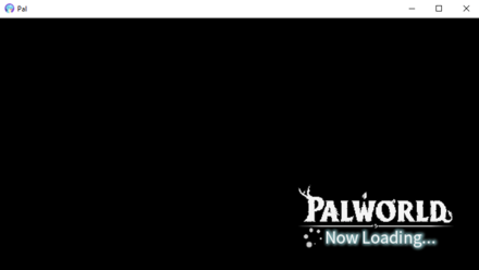 palworld black screen