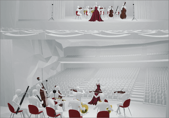 Platzierung der Blockflöten