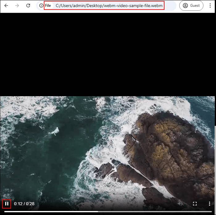 在 Chrome 網頁中播放 webm 影片.jpg