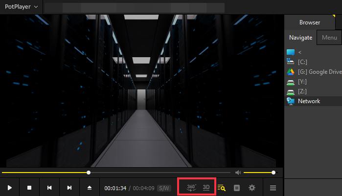 potplayer vr feature