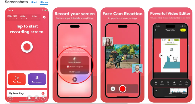 record it app for ios
