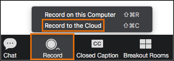 record zoom meeting to cloud