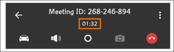 Ringcentral Meeting auf dem Telefon aufzeichnen