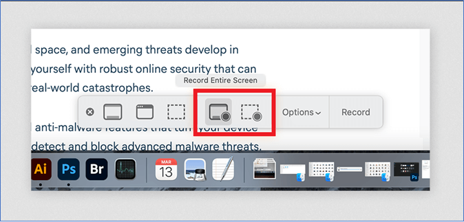 Tippen Sie nun auf Aufnehmen