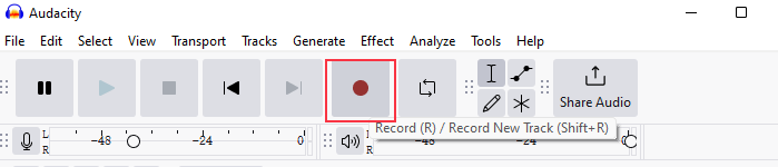 record spotify audacity
