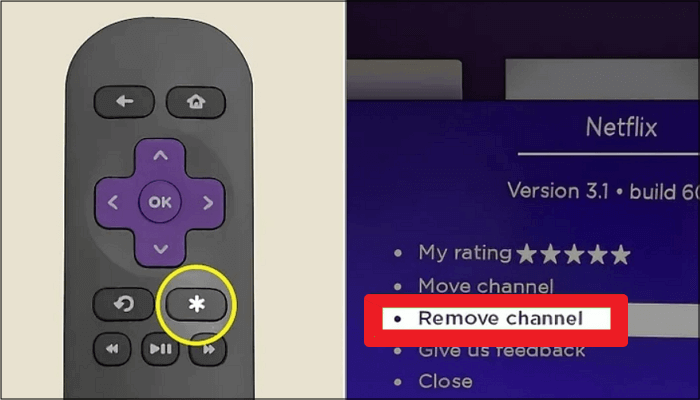 Netflix entfernen und hinzufügen