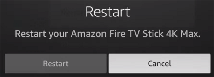 neu starten fire tv stick