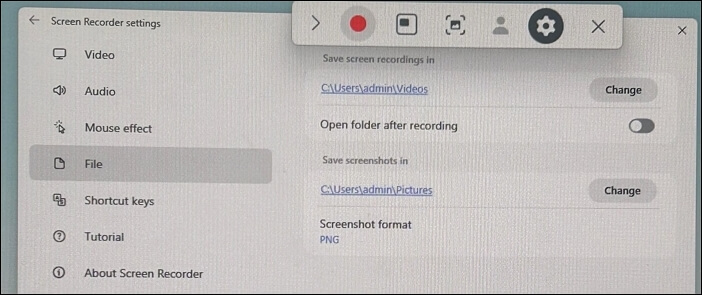 grabador de pantalla samsung