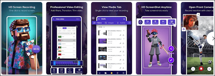 screen recorder video recorder interface
