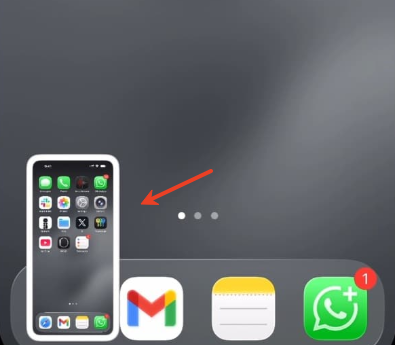 iOS 上的預覽截圖