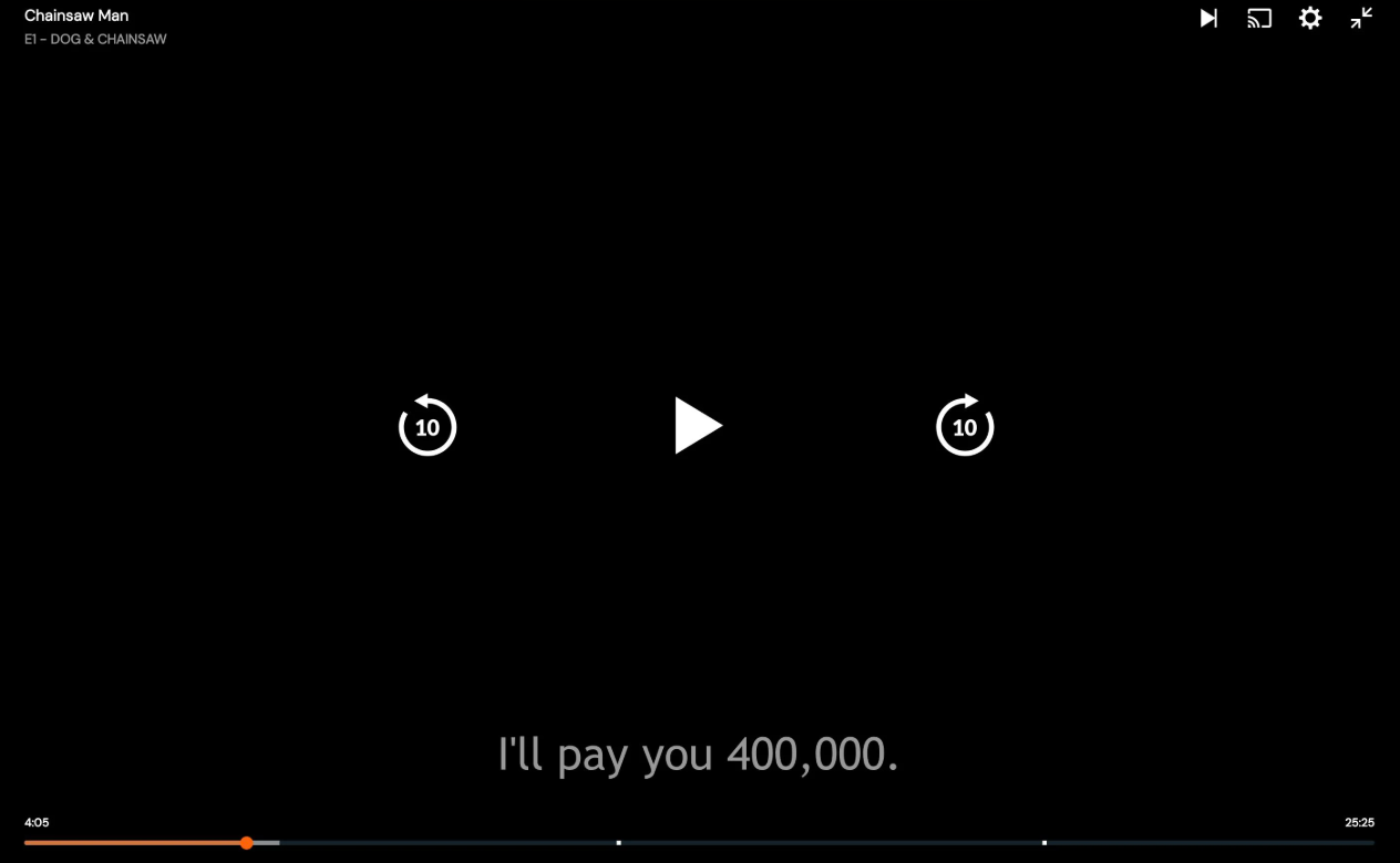screenshot crunchyroll black screen