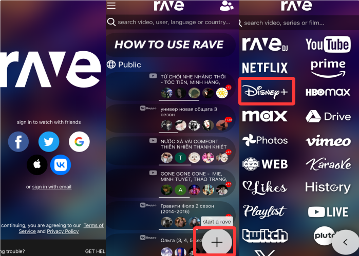 screenshot disney via rave