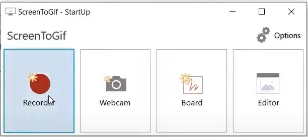 Screentogif-Rekorder