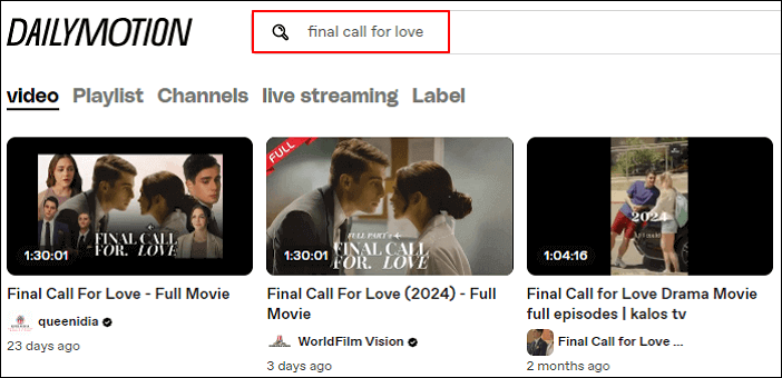 Final Call for Love Where to Watch