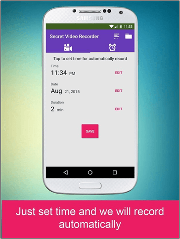 Gravador de vídeo secreto