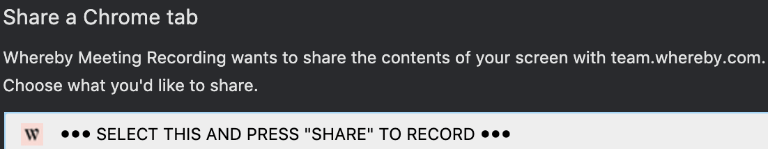 einen Chrome-Tab freigeben