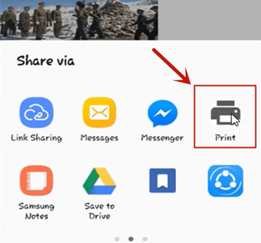 share and print screenshots android