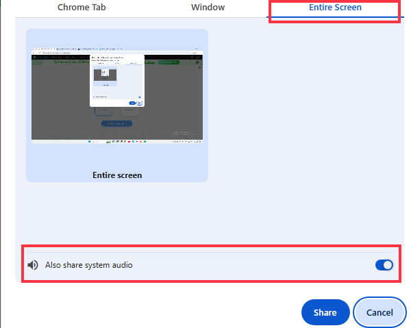 share system audio apowersoft