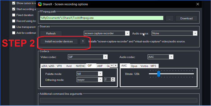 How to record a game in full screen using ShareX 