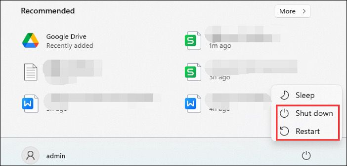 Ausschalten und Neustart des Geräts