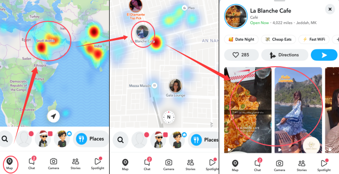 snapchat map