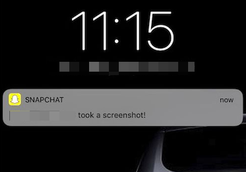 snapchat screenshot notification