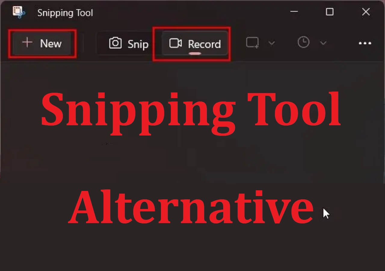 [New!] Snipping Tool Alternative You Can Capture the Screen as A Video