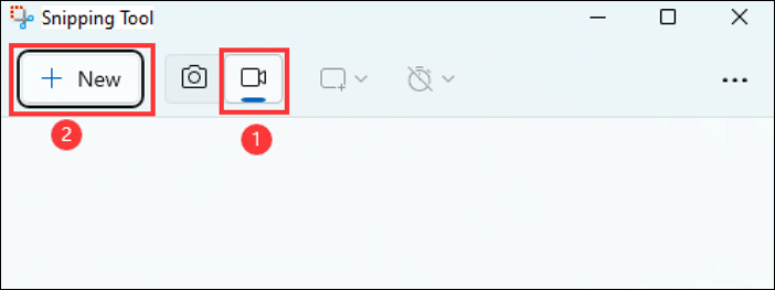 utiliza la herramienta de recorte para crear una nueva grabación
