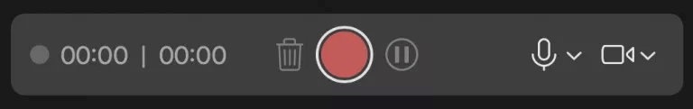 PowerPointで録画を開始する