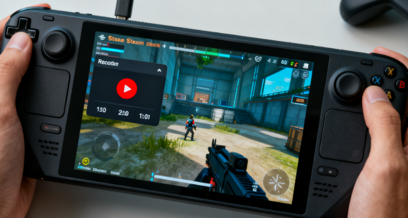 Steam Deck-Aufnahme