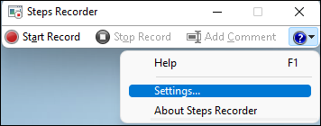 pasos ajustes de la grabadora 1