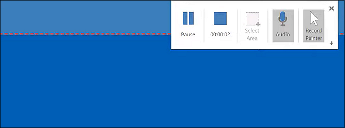 clique na aba vermelha Gravar