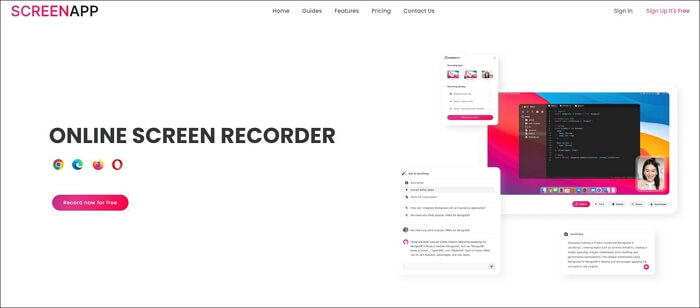 screenapp online recorder
