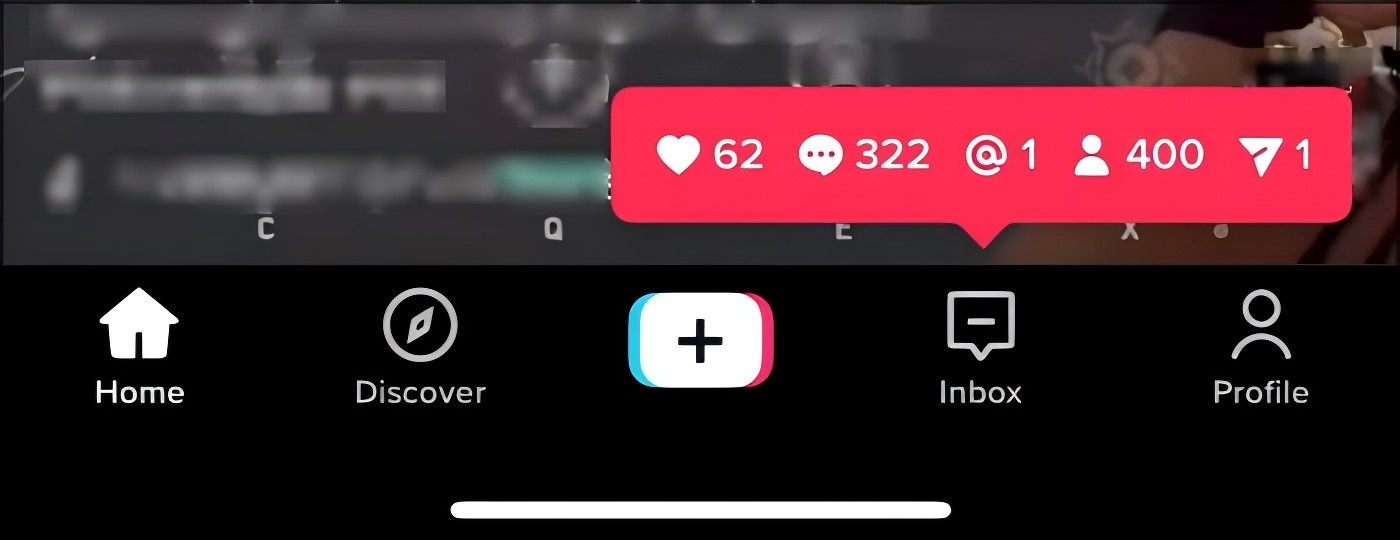 notificações do tiktok