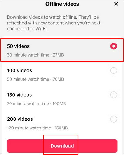 tiktok seleccionar vídeos específicos para descargar