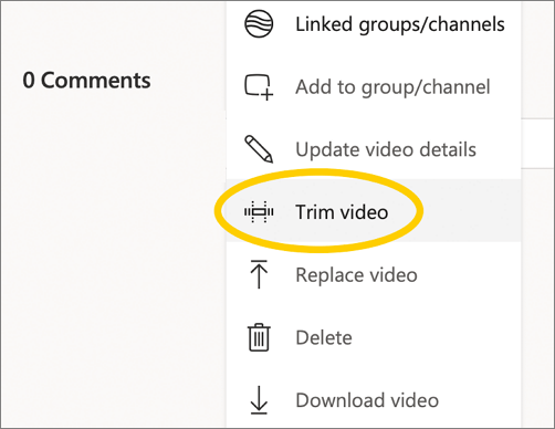 How to trim a video, audio, or image clip - Microsoft Support