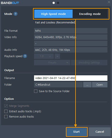 How to edit video frame by frame - Bandicut