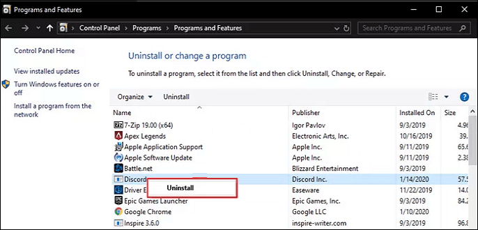 Uninstall and Install the Latest Version of Discord