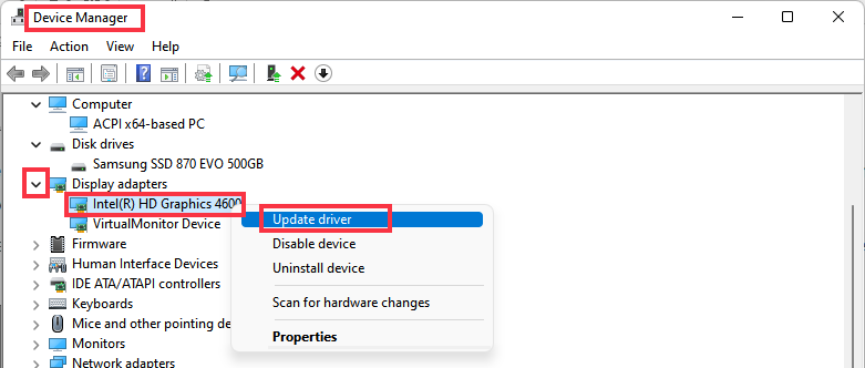 Grafiktreiber des Computers aktualisieren