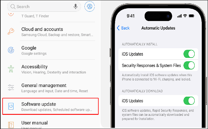 Software-Handy aktualisieren