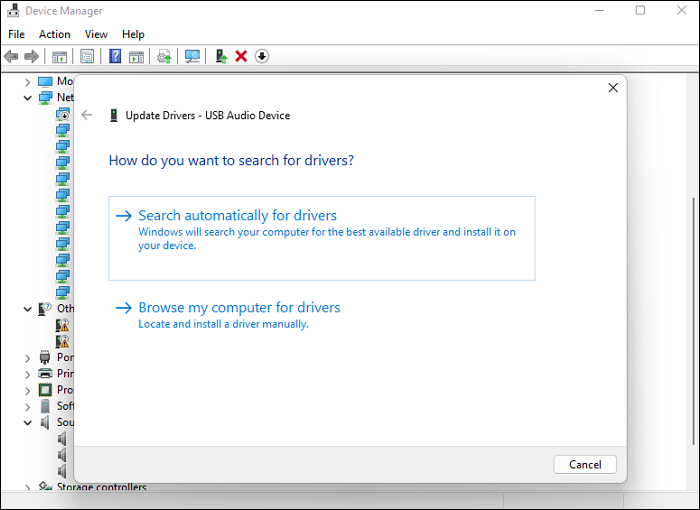 update windows audio driver