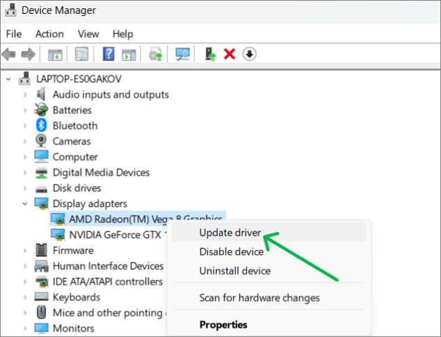Atualize os drivers da sua placa gráfica