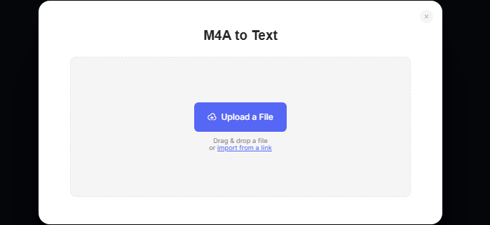 veedio audio to text upload file
