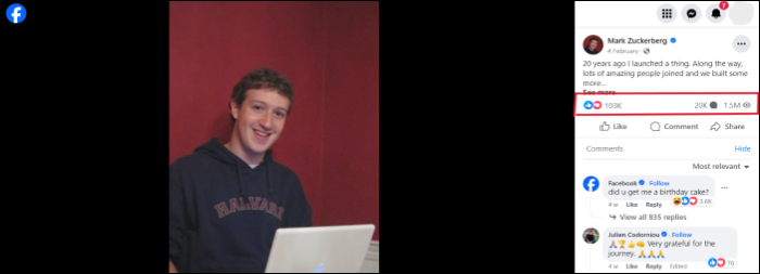 Facebook video metrics.