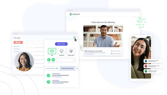 vidyard screen record