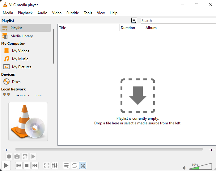 vlc audio player for windows
