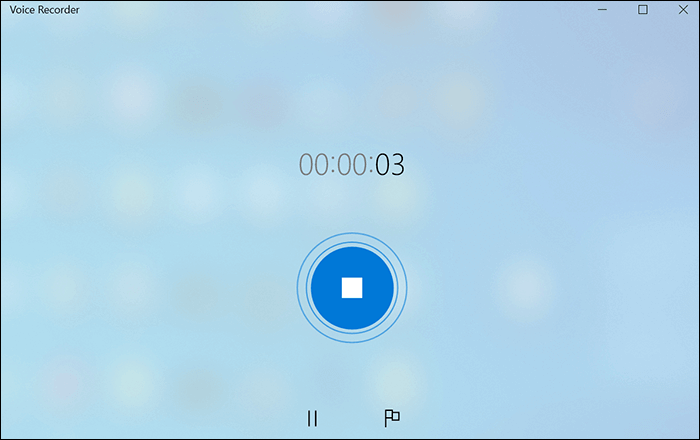 Windows 10 built-in vocie recorder